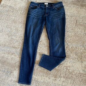 Hudson Jeans Krista Super Skinny Jeans Dark Wash Low-Mid Rise No Distressing: 28